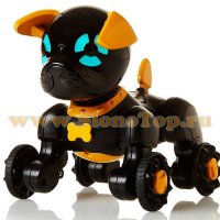 Интерактивный черный щенок Чиппо компании WowWee (2804 - 3819)